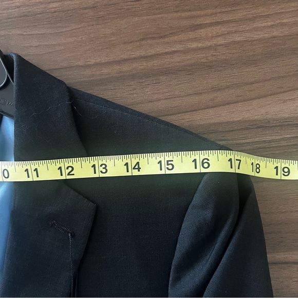 Men’s Slim Fit Suit Jacket Original Penguin By Munsingwear Black Size 36S - Picture 10 of 11